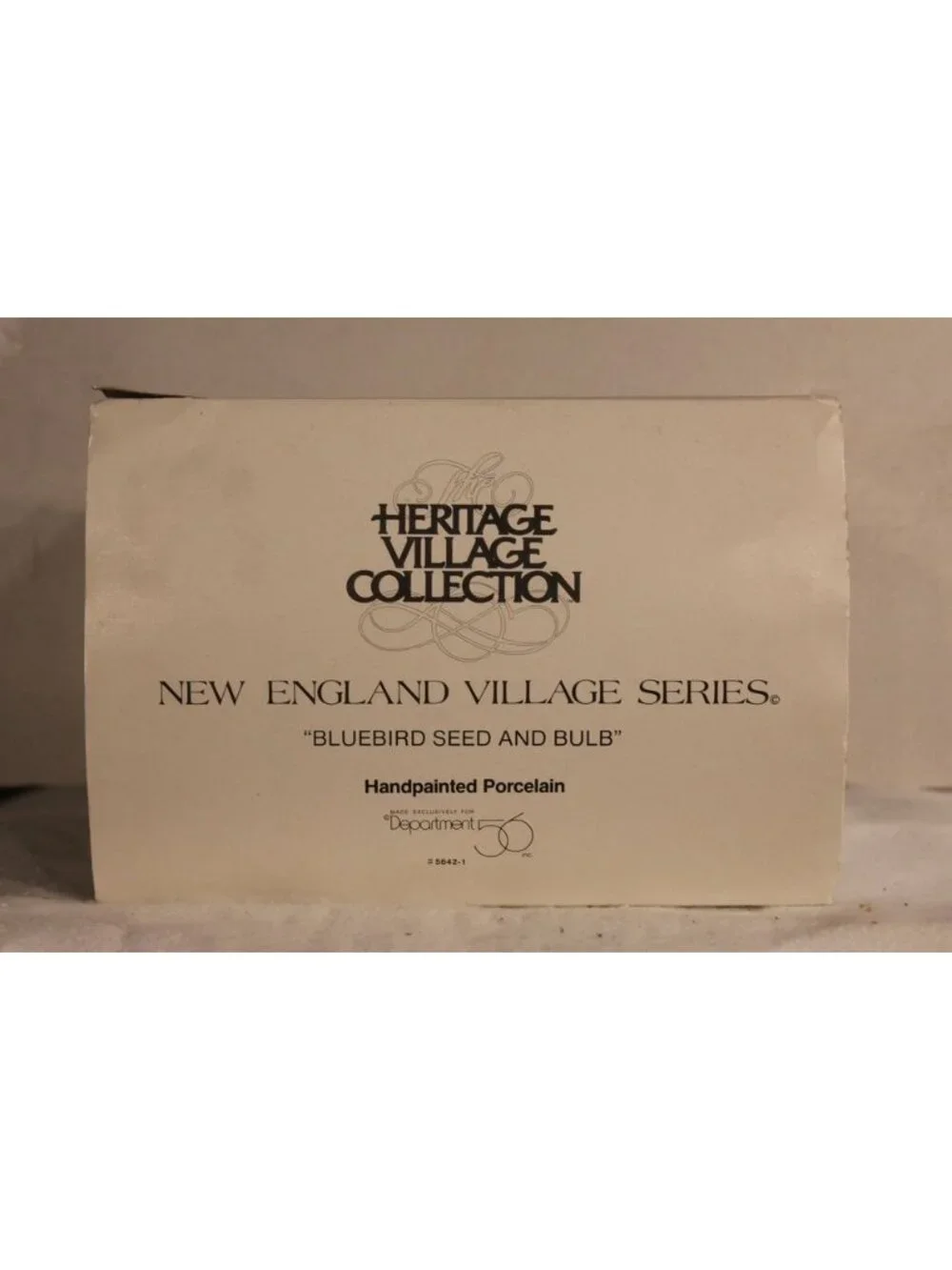 Dept 56 New England Village - Bluebird Seed and Bulb